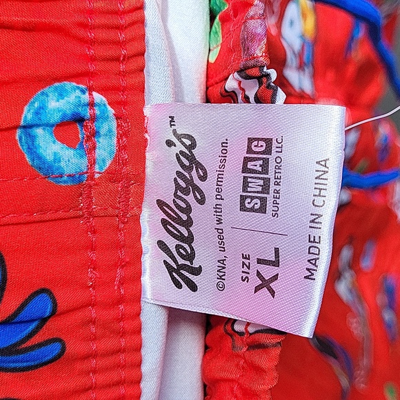 Men's novelty bathingsuit, Froot Loops, sz XL, NWT - Picture 9 of 12